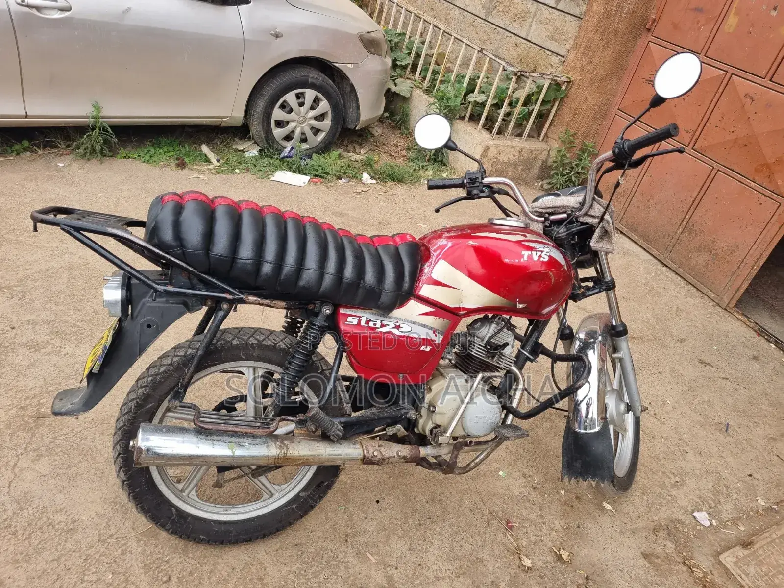 TVS XL 100 2013 Red