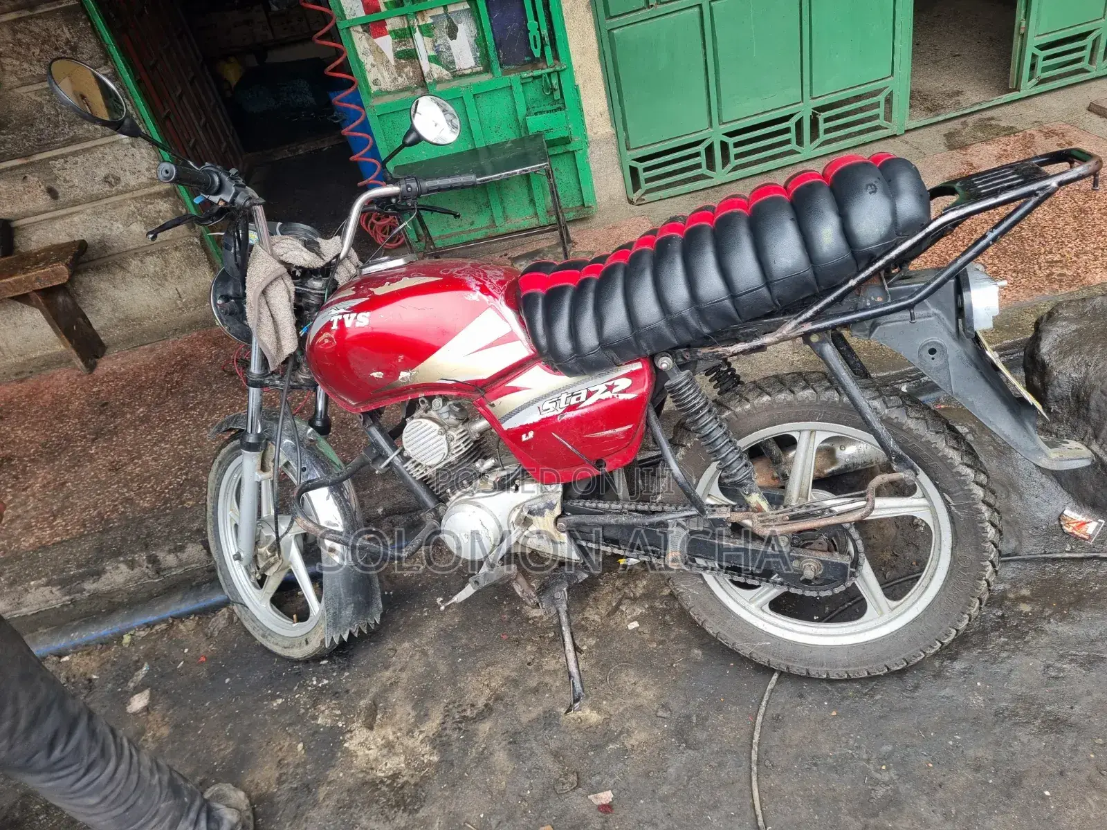 TVS XL 100 2013 Red
