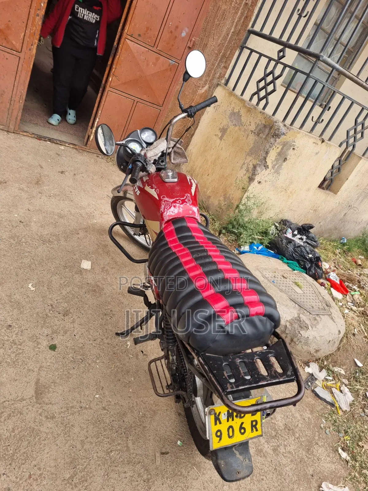 TVS XL 100 2013 Red