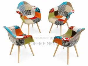 Stylish Fabric Armchair for Home Office