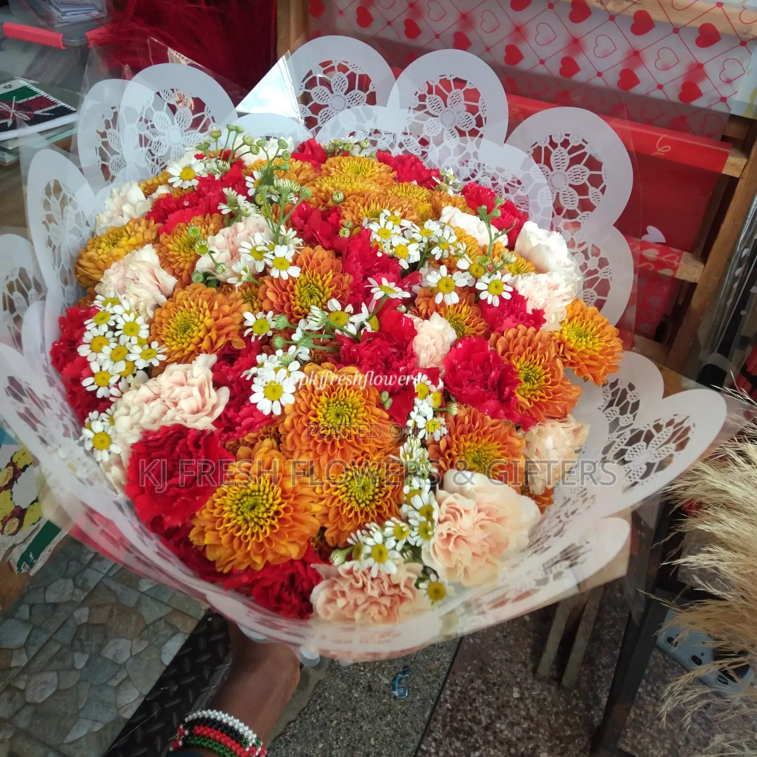 Surprise Flowers Nairobi – Same Day Carnations & Mums Bouquet Delivery