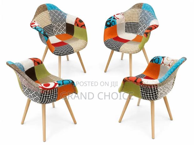 Stylish Fabric Armchair for Home Office