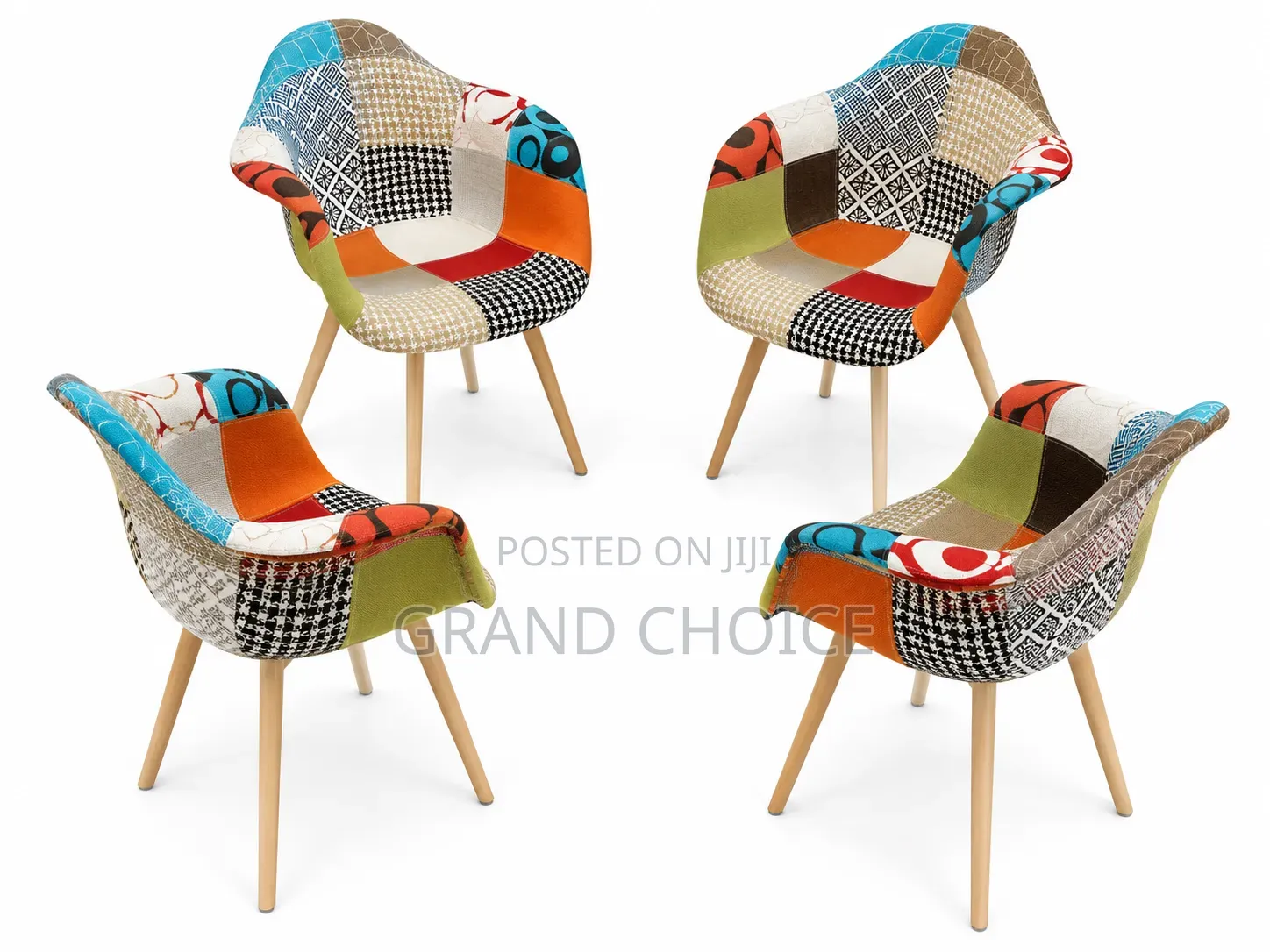 Stylish Fabric Armchair for Home Office