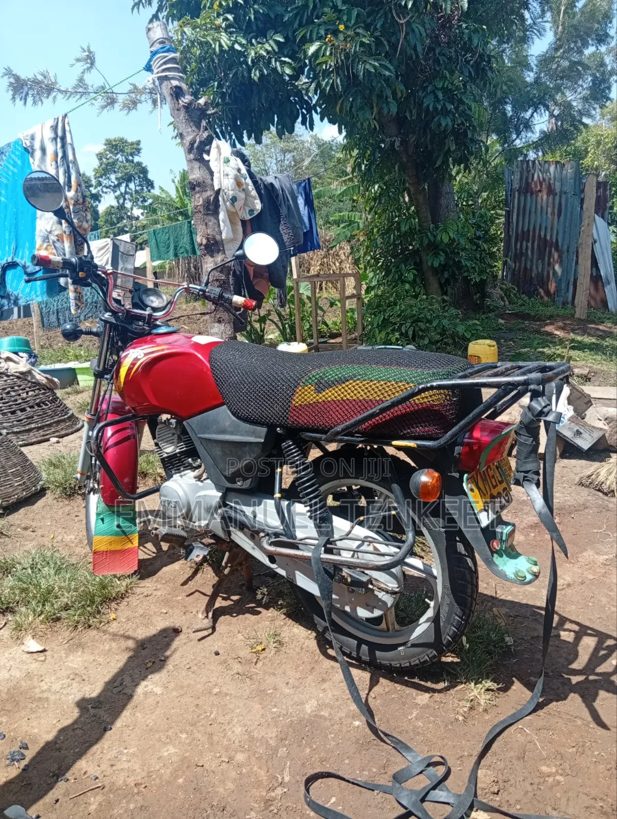 TVS XL 100 2022 Red