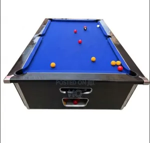 New Pool Table in Shop Marble Slate Firmly Rooted on It