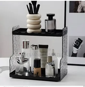 Modern Glacier Pattern Vanity Storage Rack