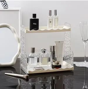 Modern Glacier Pattern Vanity Storage Rack
