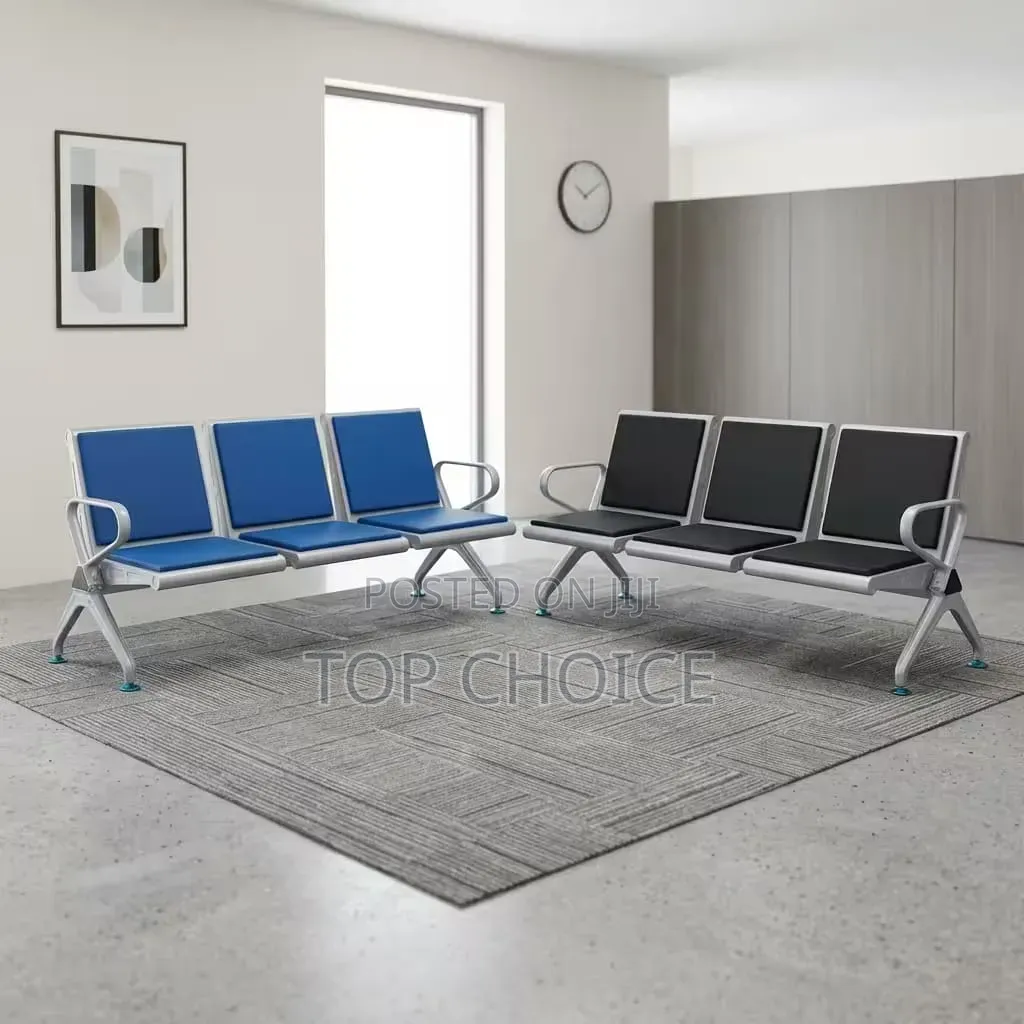 Heavy - Duty Link Chair 3. - Seater