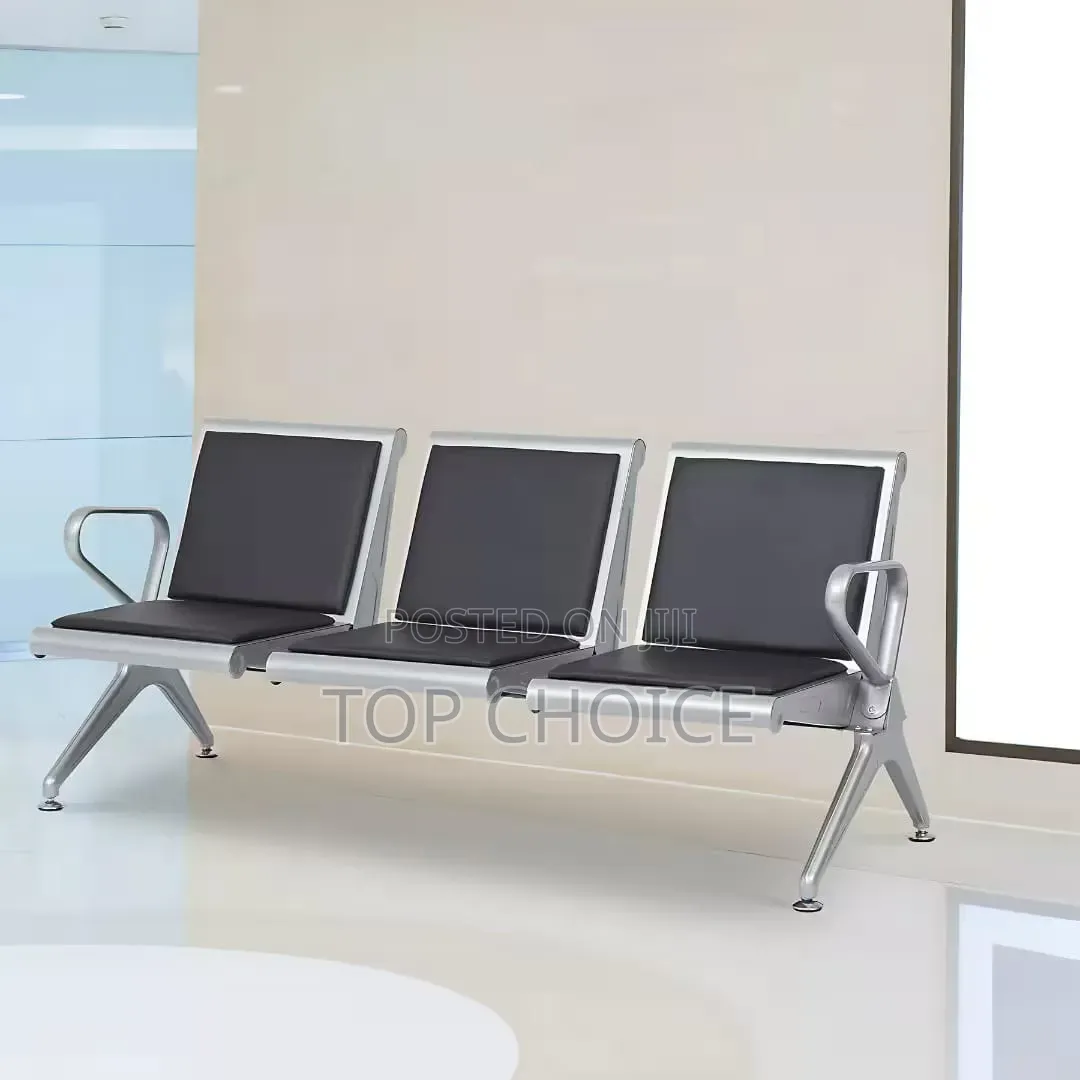 Heavy - Duty Link Chair 3. - Seater