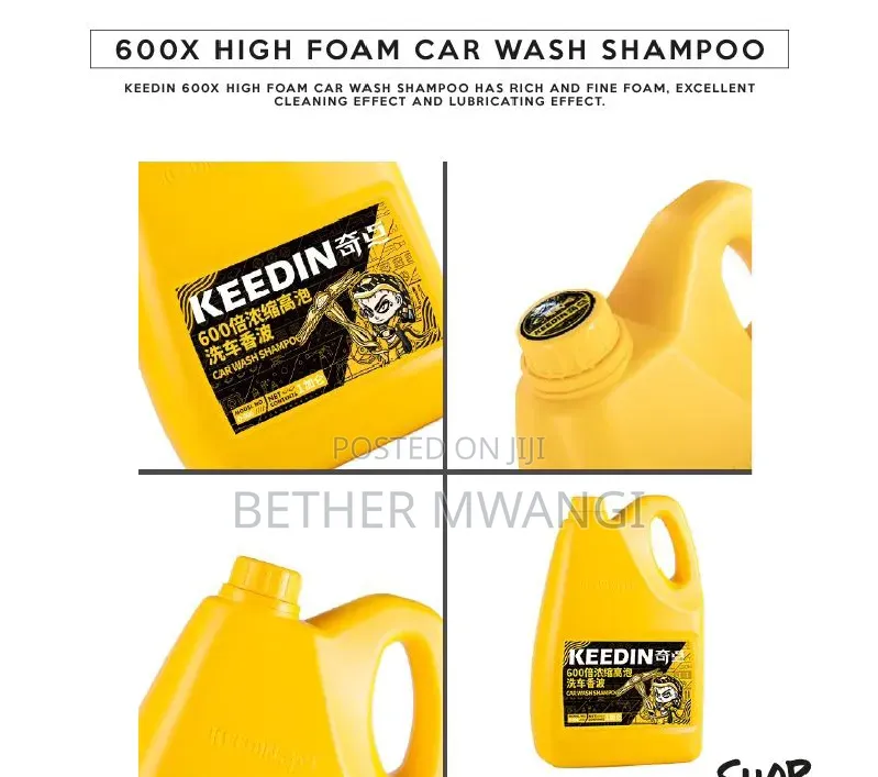 600x High Foam Car Wash Shampoo in Kenya