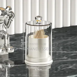 Light Luxury Toothpick Cotton Swab Storage Box