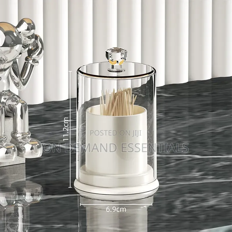 Light Luxury Toothpick Cotton Swab Storage Box