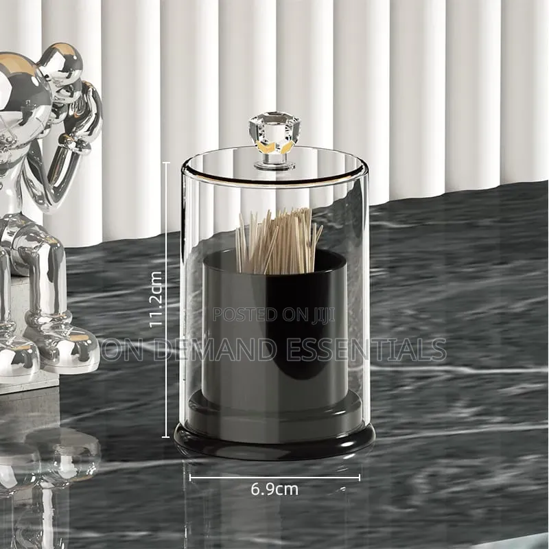 Light Luxury Toothpick Cotton Swab Storage Box