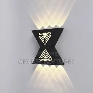 Generic Modern Geometric LED Outdoor Wall Brackets Light Hf8