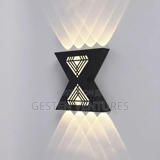 Generic Modern Geometric LED Outdoor Wall Brackets Light Hf8