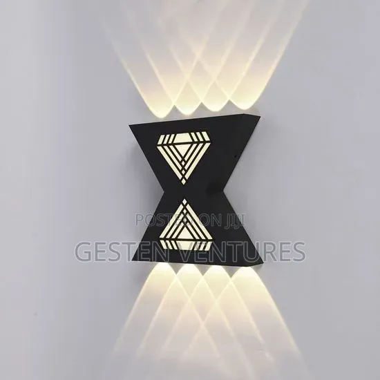 Generic Modern Geometric LED Outdoor Wall Brackets Light Hf8