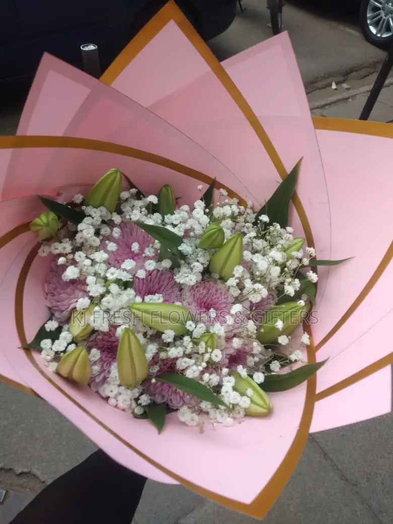 Thank You Flowers Nairobi – Appreciation Bouquet With Mums and Lilies