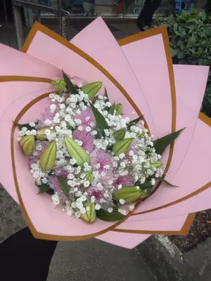 Thank You Flowers Nairobi – Appreciation Bouquet With Mums and Lilies