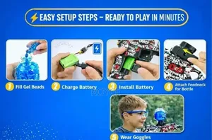 Electric High Speed Shooting Toy Gun