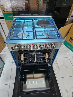 Hisense Freestanding Cooker 60×60cm Stainless Steel (HF631GEES)