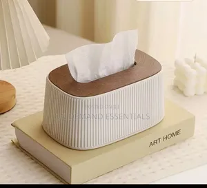 Aesthetic Vertical Striped Tissue Box