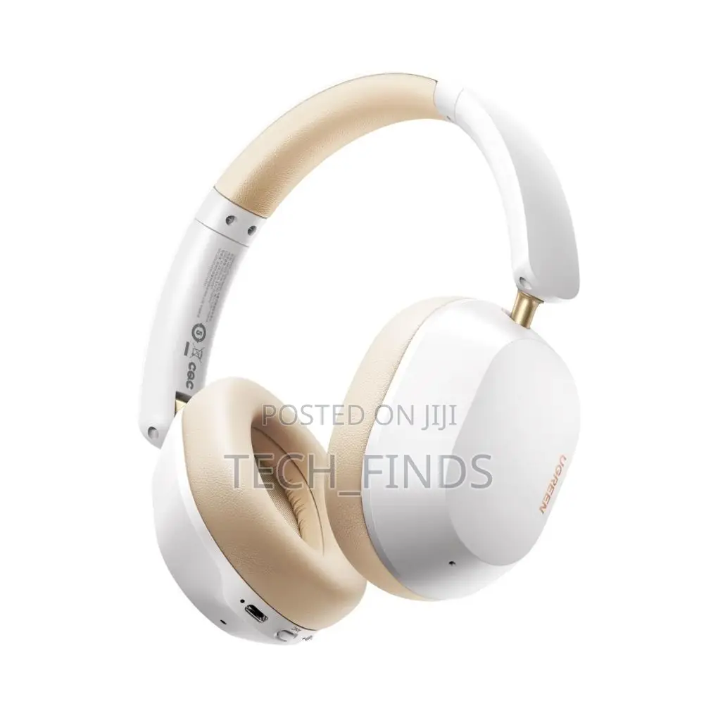UGREEN HiTune Max5c Hybrid Active Noise-Cancelling Headphones - White