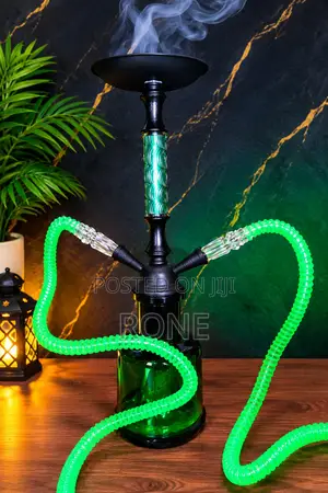 Two Pipes Medium Shisha Pot / Hookah Pot