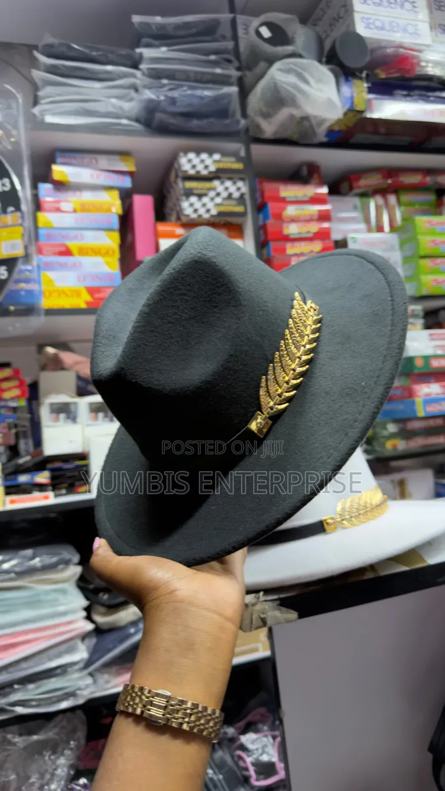 Black Stylish Godfather Before Hat at 700 KSH