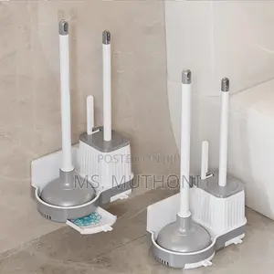 *3 in 1 Toilet Brush Plunger Set*