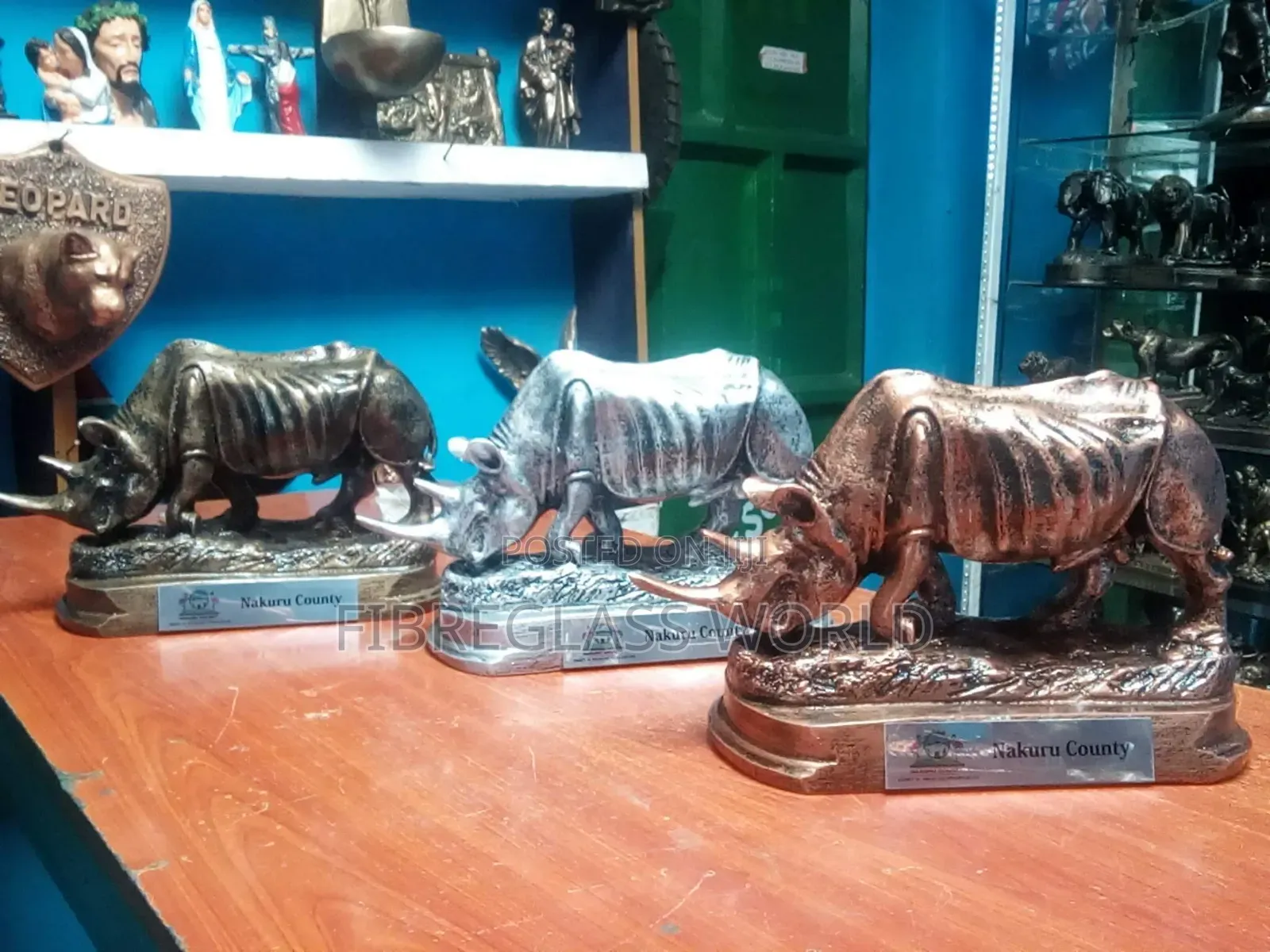 Rhino Sculptures for Awards,gifts Decoration