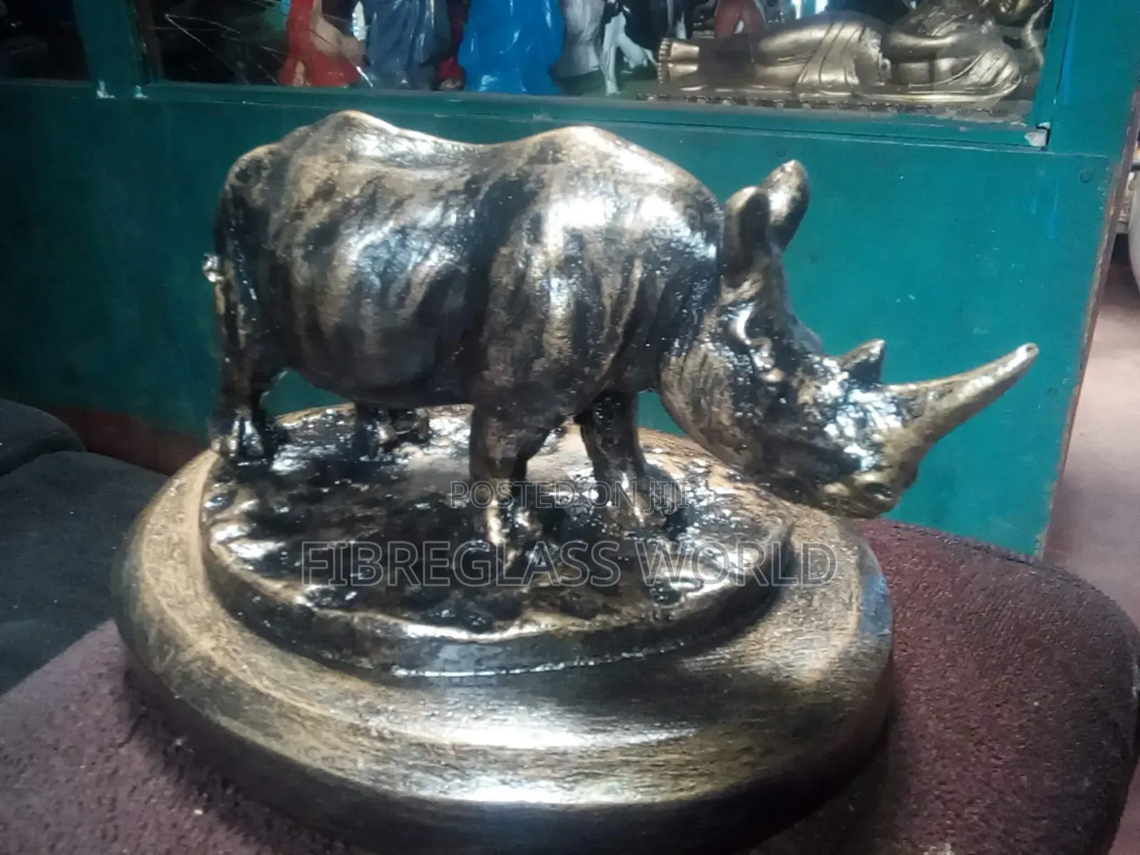 Rhino Sculptures for Awards,gifts Decoration