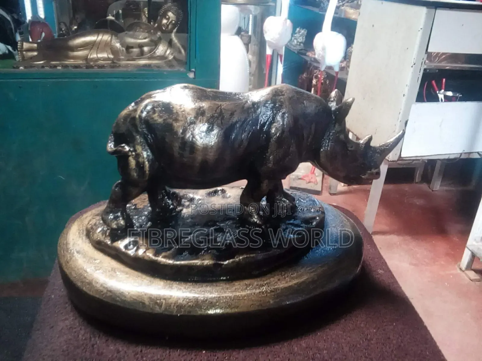 Rhino Sculptures for Awards,gifts Decoration
