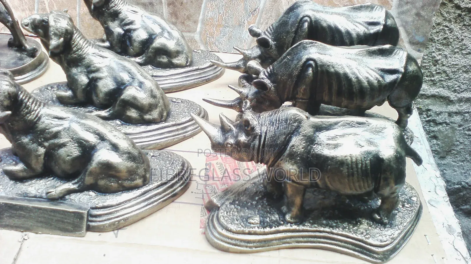 Rhino Sculptures for Awards,gifts Decoration