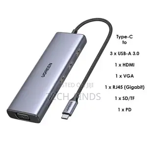 UGREEN 9-in-1 USB-C Multifunction Adapter - CM498