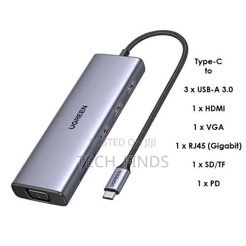 UGREEN 9-in-1 USB-C Multifunction Adapter - CM498
