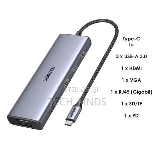 UGREEN 9-in-1 USB-C Multifunction Adapter - CM498