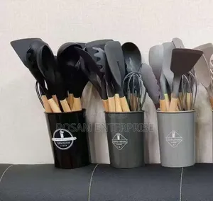 11pcs Silicone Cultery Set