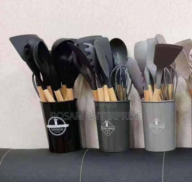 11pcs Silicone Cultery Set