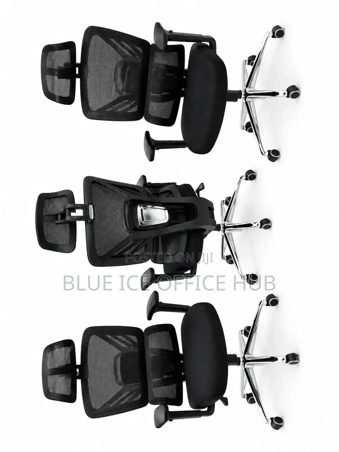 Executive Modern Office Chair With Headrest and Lumbar Support
