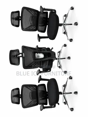 Executive Modern Office Chair With Headrest and Lumbar Support