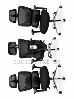 Executive Modern Office Chair With Headrest and Lumbar Support