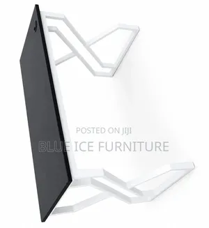 Modern Black White Office Desk With Cable Management