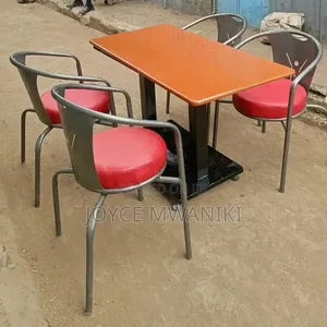 Modern Powder Coated Set for Restaurant and a 4 by 2 Table