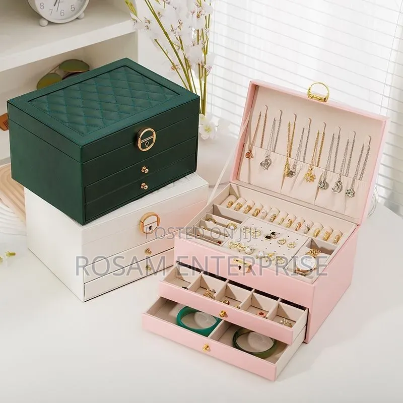 Multi-Layer Jewelry Storage Box Large Capacity Necklace