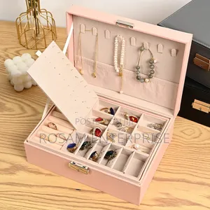 Multi-Layer Jewelry Storage Box Large Capacy Earrings Organizer Case