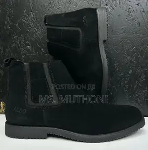ALDO Suede Chelsea Boots in Black, Dark Brown, and Tan