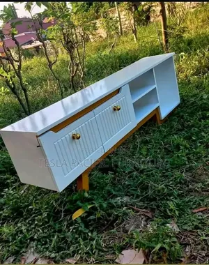 Luxury Modern Fluted Sideboard Cabinet With Marbletop and Gold Finish