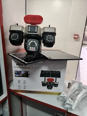 4 Lens Solar Powered CCTV Cameras Solutions
