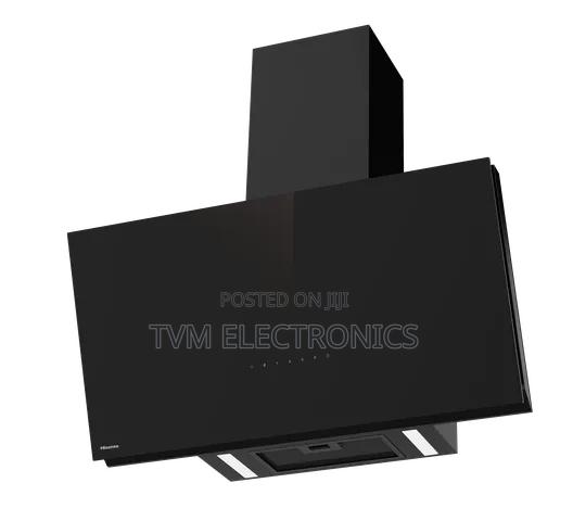 Hisense 90CM Vertical Hood HAH902BG01 -Black Glass
