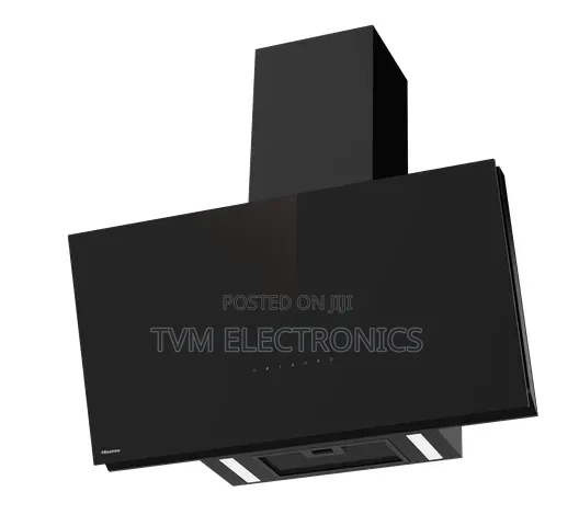 Hisense 90CM Vertical Hood HAH902BG01 -Black Glass